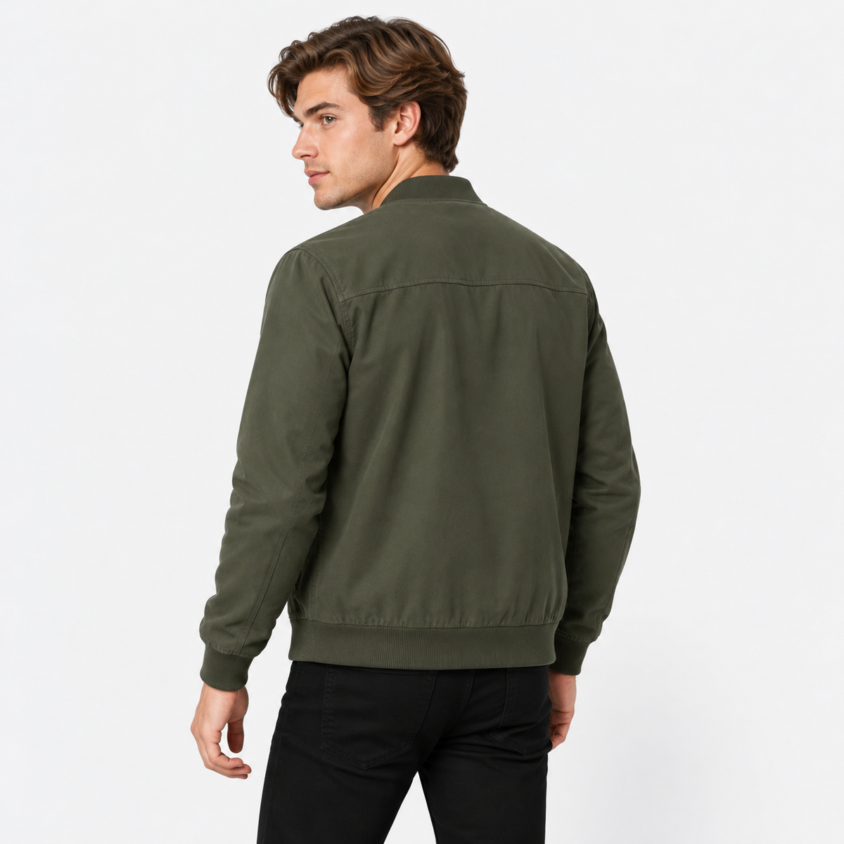 Old Ashworth | Men's Bomber Jacket – Lightweight Everyday Comfort