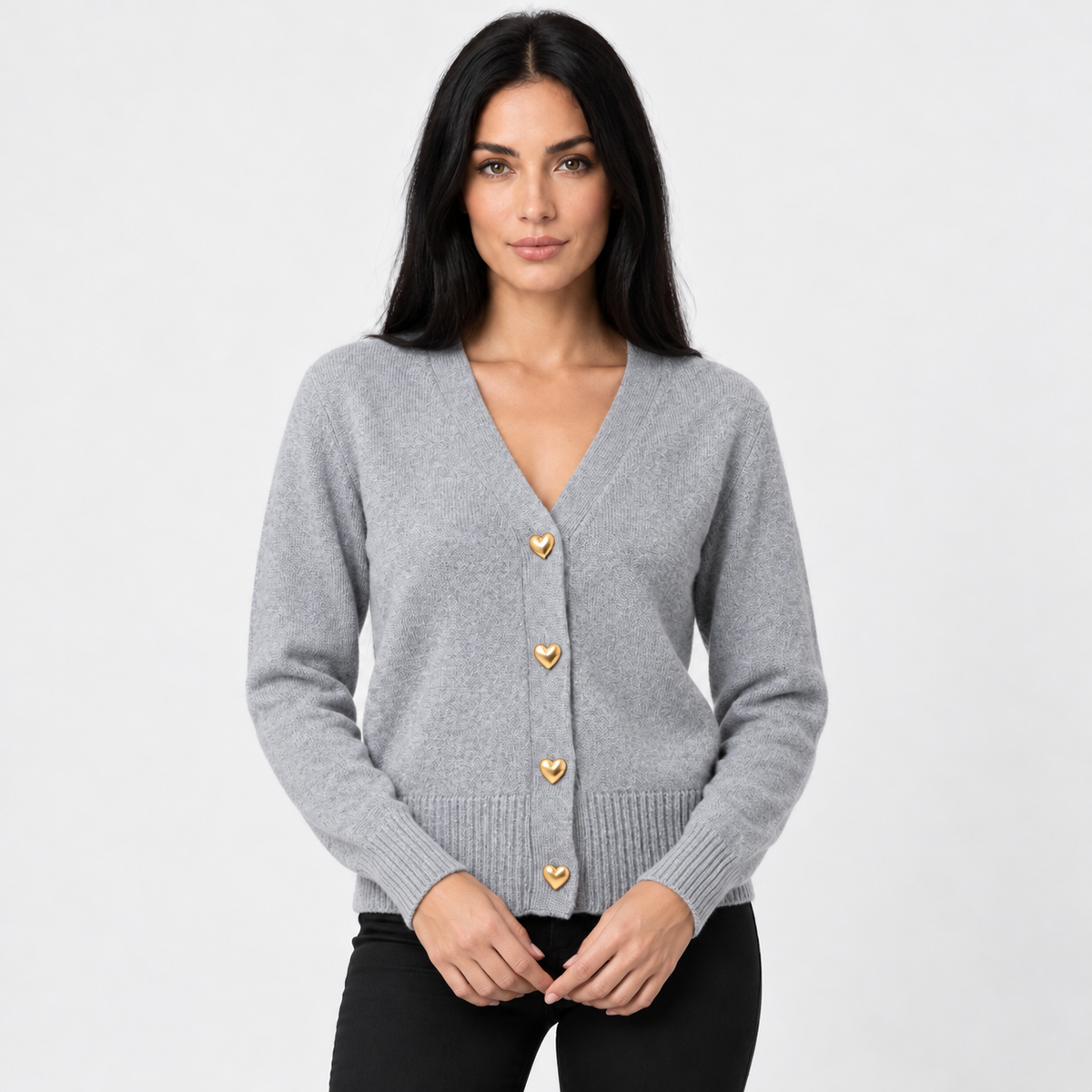 Old Ashworth | Women's Cardigan – Regular Fit with Long Sleeves