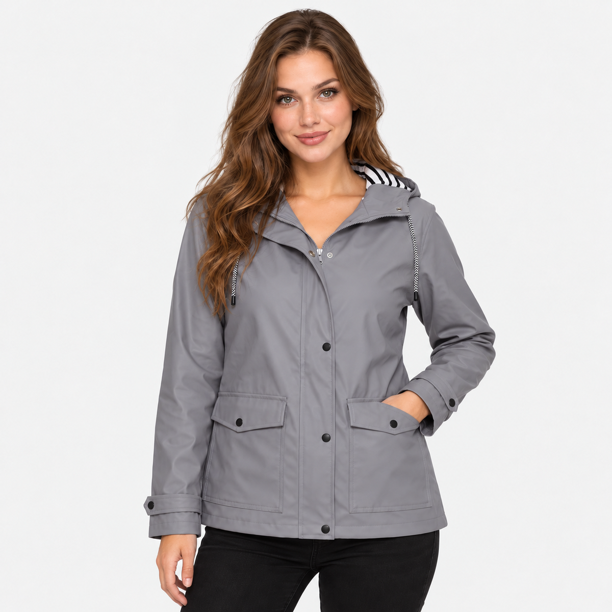 Old Ashworth | Women's Rain Jacket – Lightweight Waterproof
