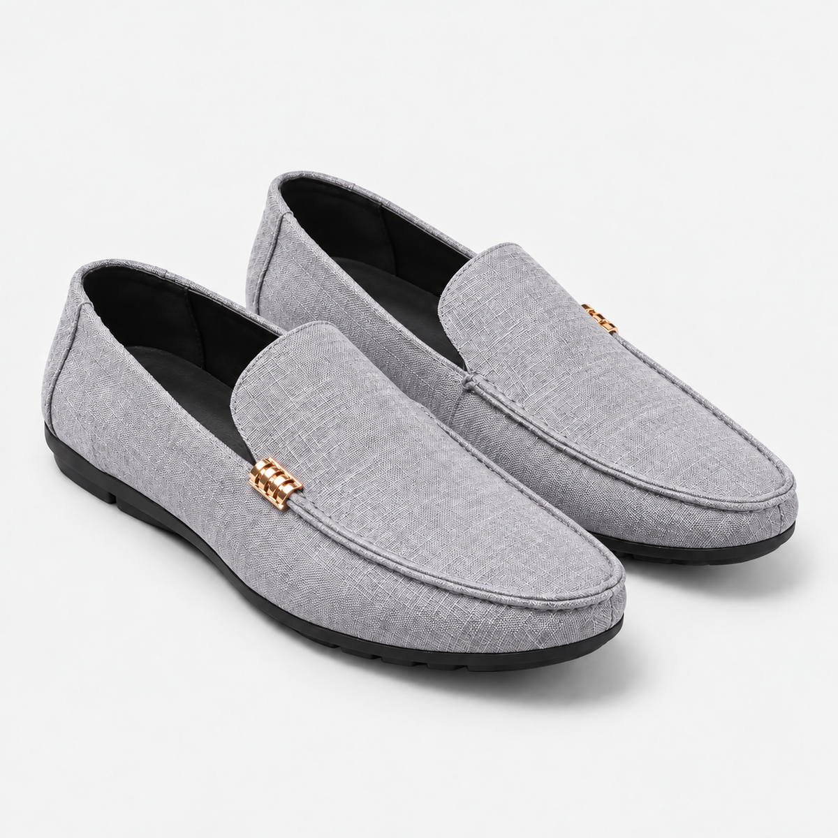 Old Ashworth | Men's Loafers – Canvas Slip-On Everyday Wear