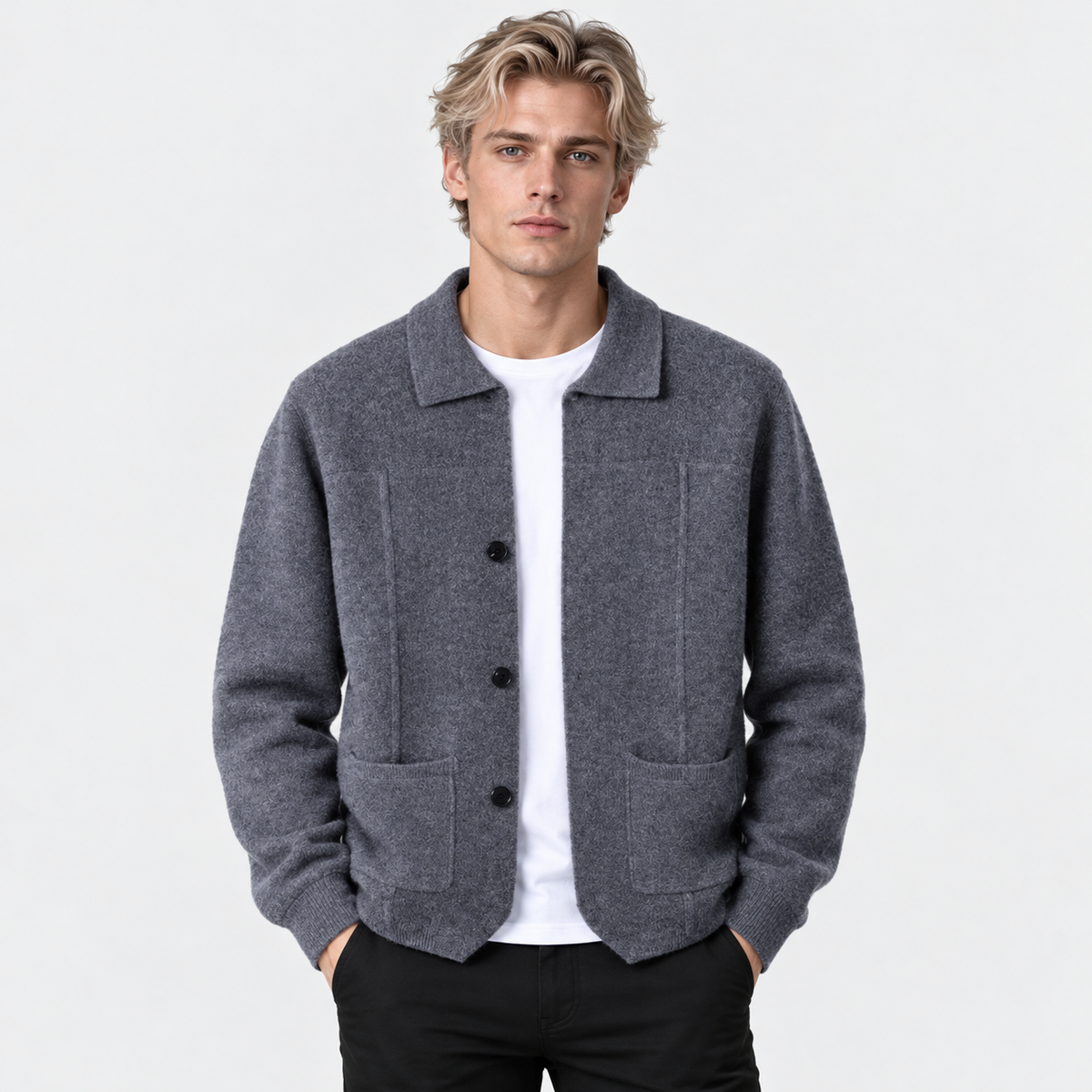 Old Ashworth | Men's Overshirt – Cashmere Everyday Comfort