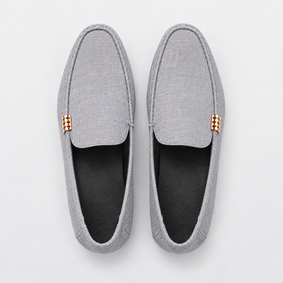 Old Ashworth | Men's Loafers – Canvas Slip-On Everyday Wear