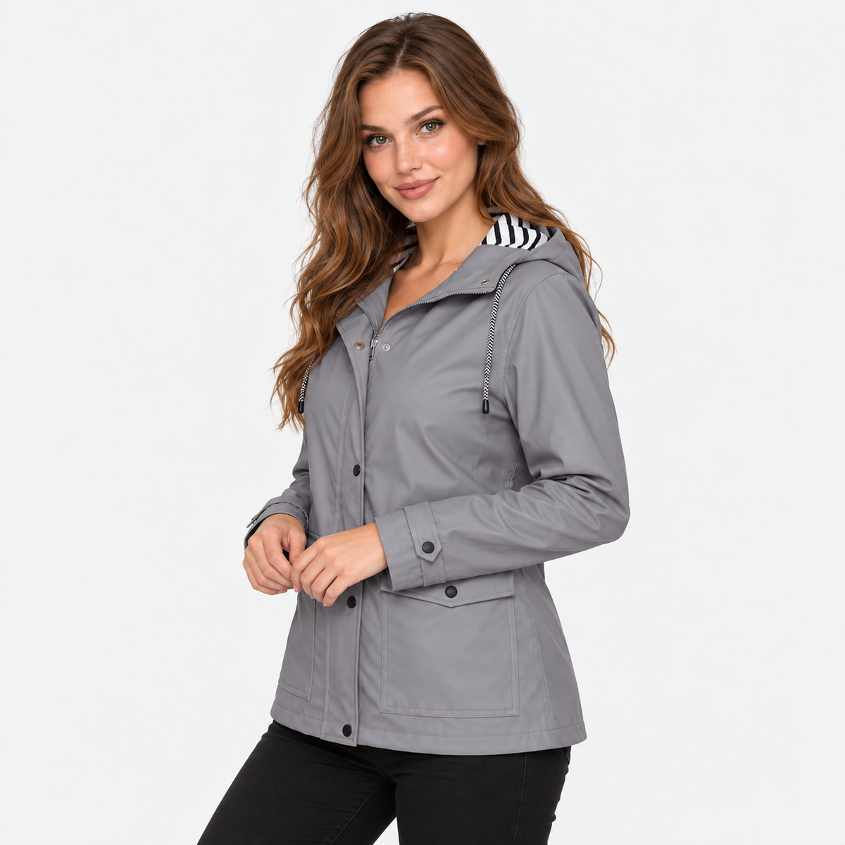 Old Ashworth | Women's Rain Jacket – Lightweight Waterproof
