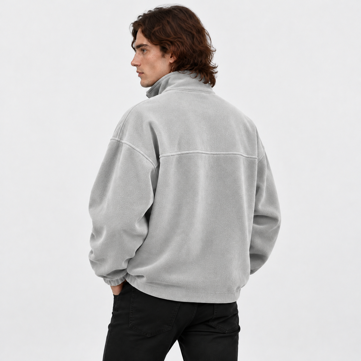 Old Ashworth | Men's Fleece Jacket – Full-Zip Everyday Layer