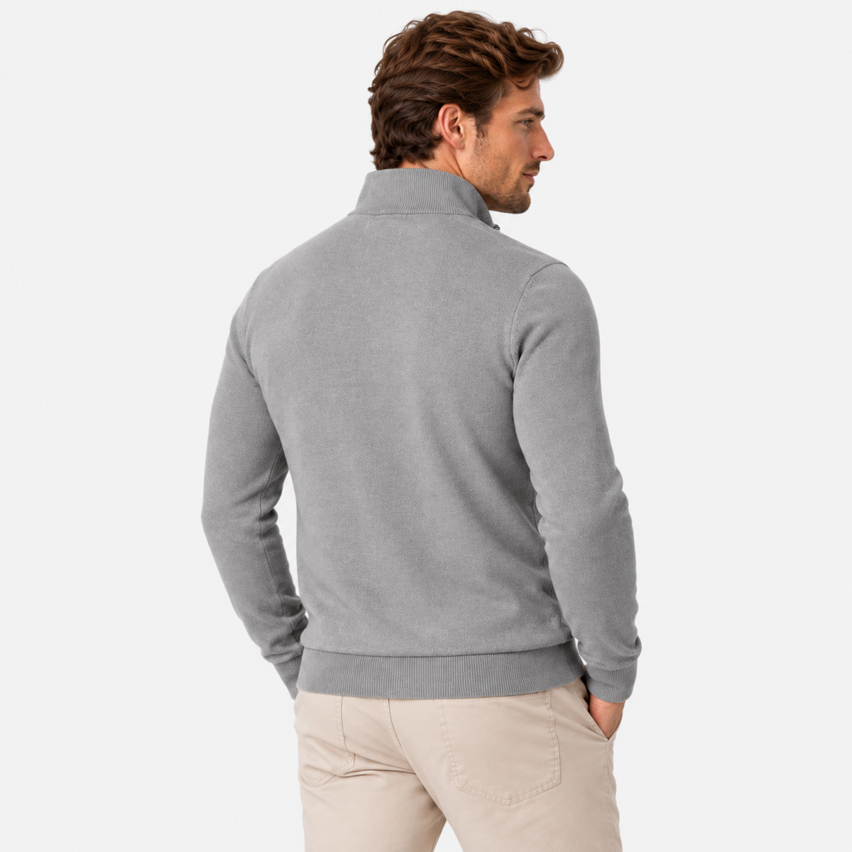 Old Ashworth  | Men's Quarter Zip Sweater for Business Casual & Everyday Wear