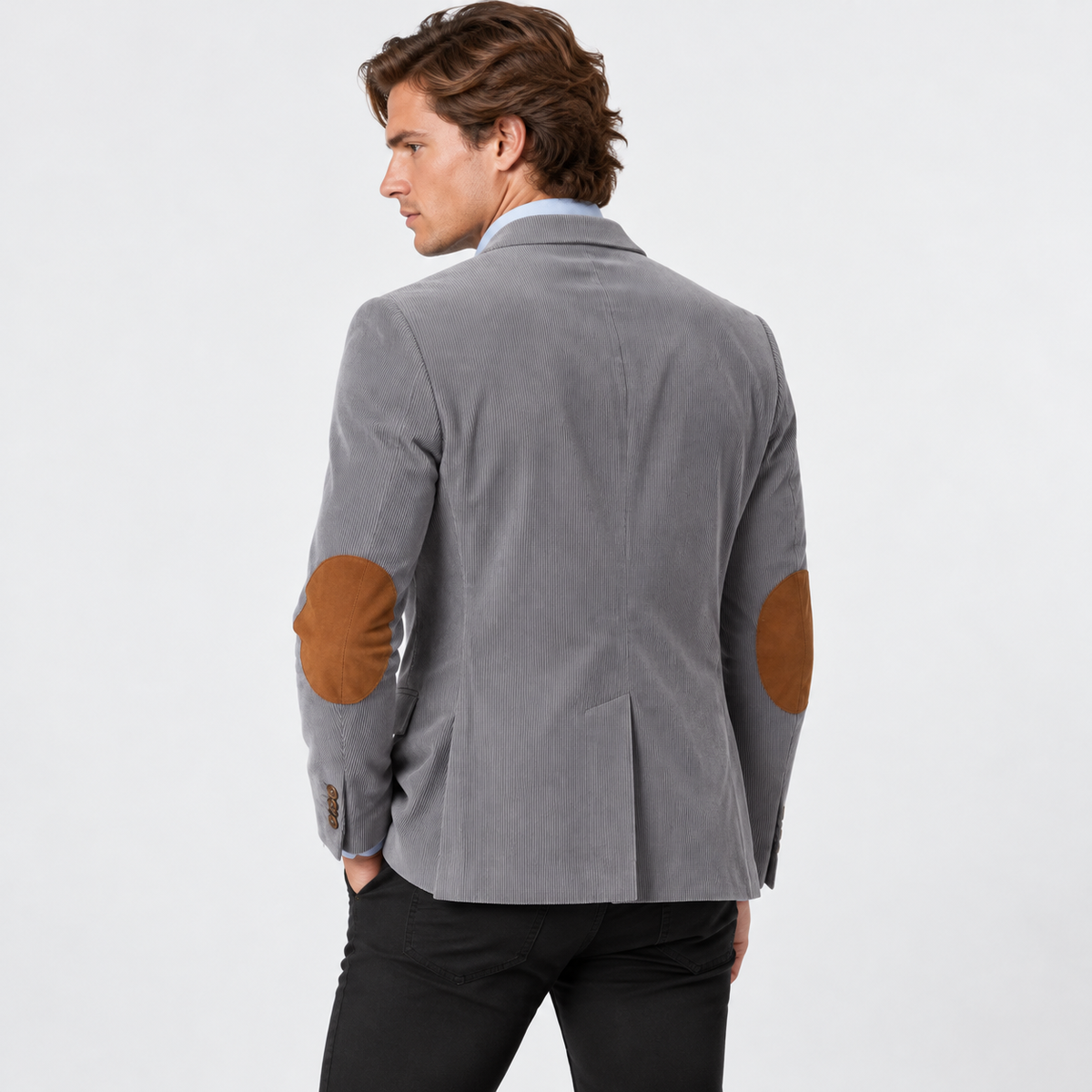 Old Ashworth | Men's Corduroy Blazer with Elbow Patches