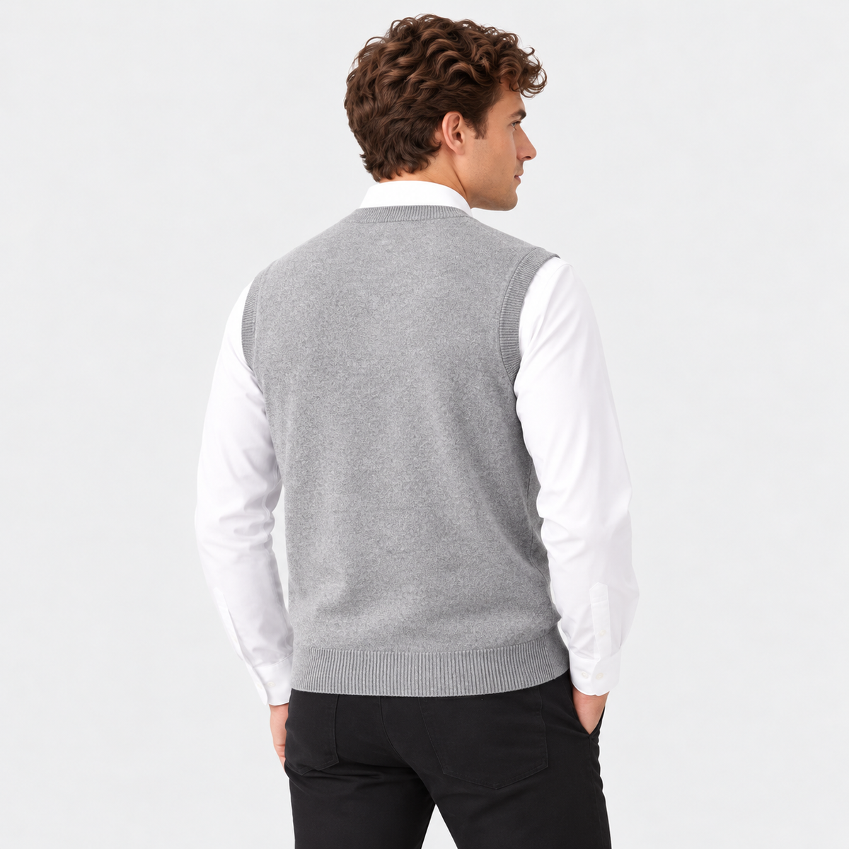Old Ashworth | Men's Merino Wool Jumper Vest