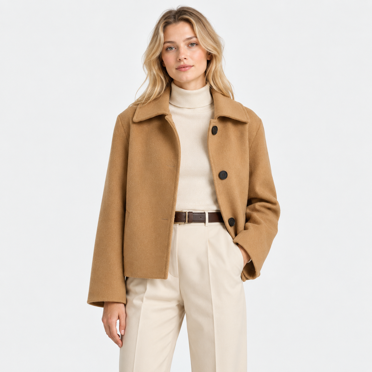 Old Ashworth  | Women's Classic Button Front Jacket Lightweight Outerwear