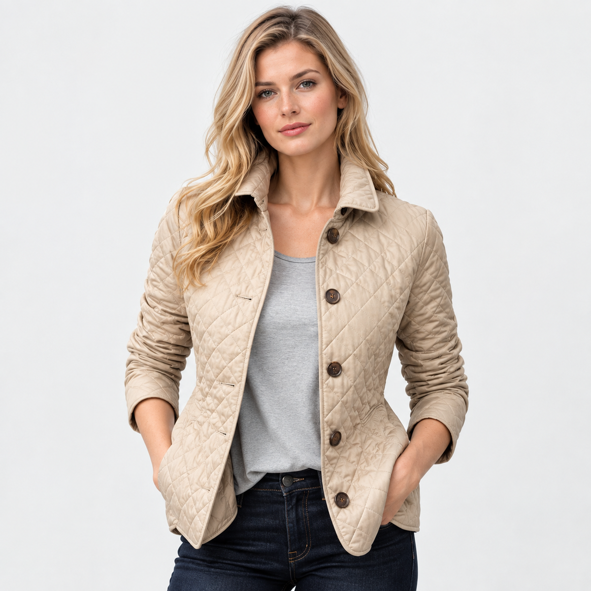 Old Ashworth | Women’s Lightweight Padded Jacket for Cool Weather