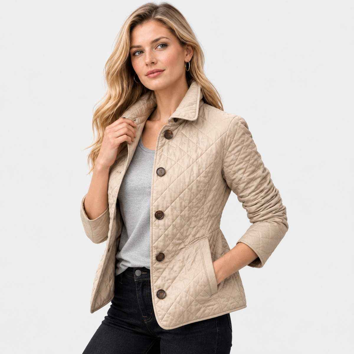 Old Ashworth | Women’s Lightweight Padded Jacket for Cool Weather