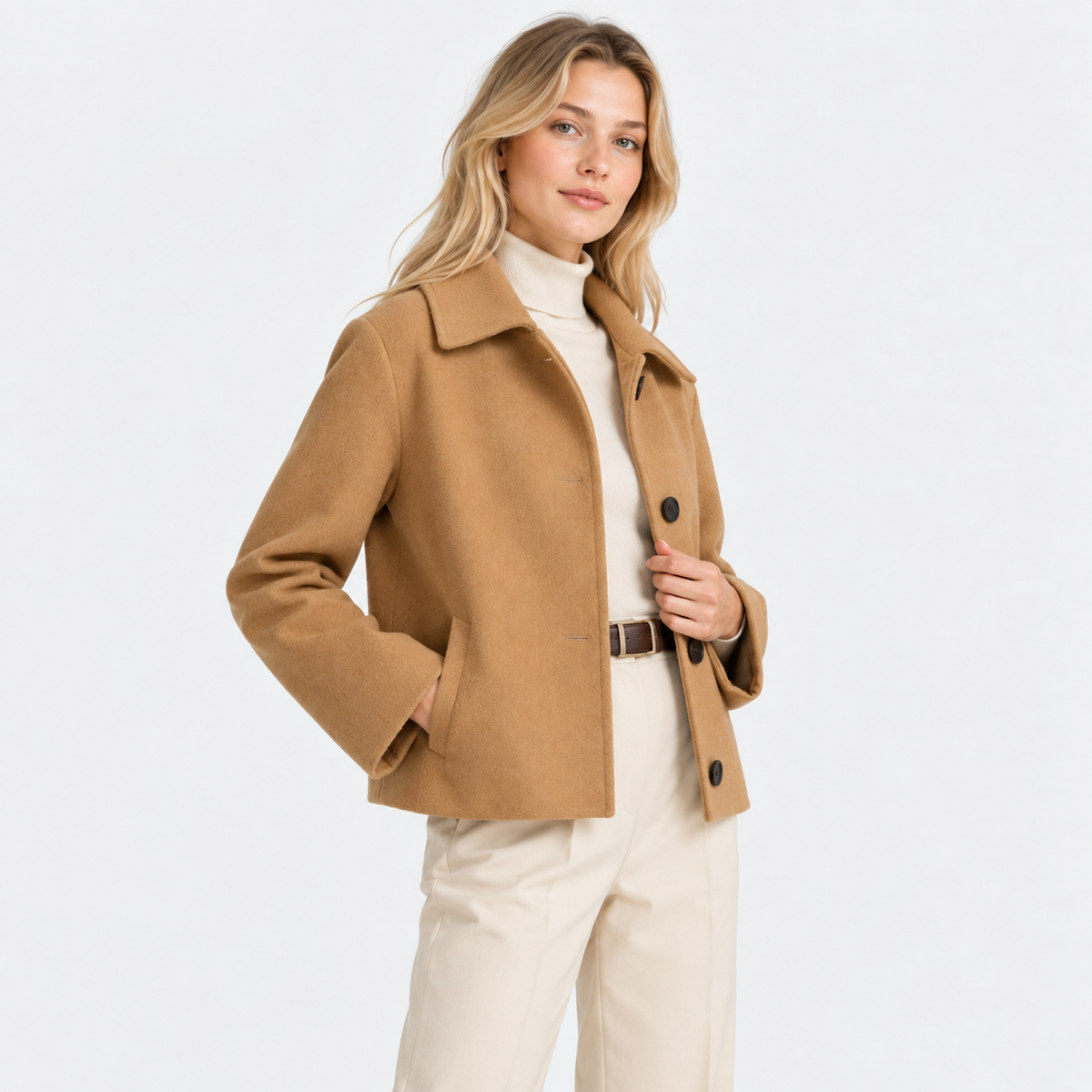 Old Ashworth  | Women's Classic Button Front Jacket Lightweight Outerwear