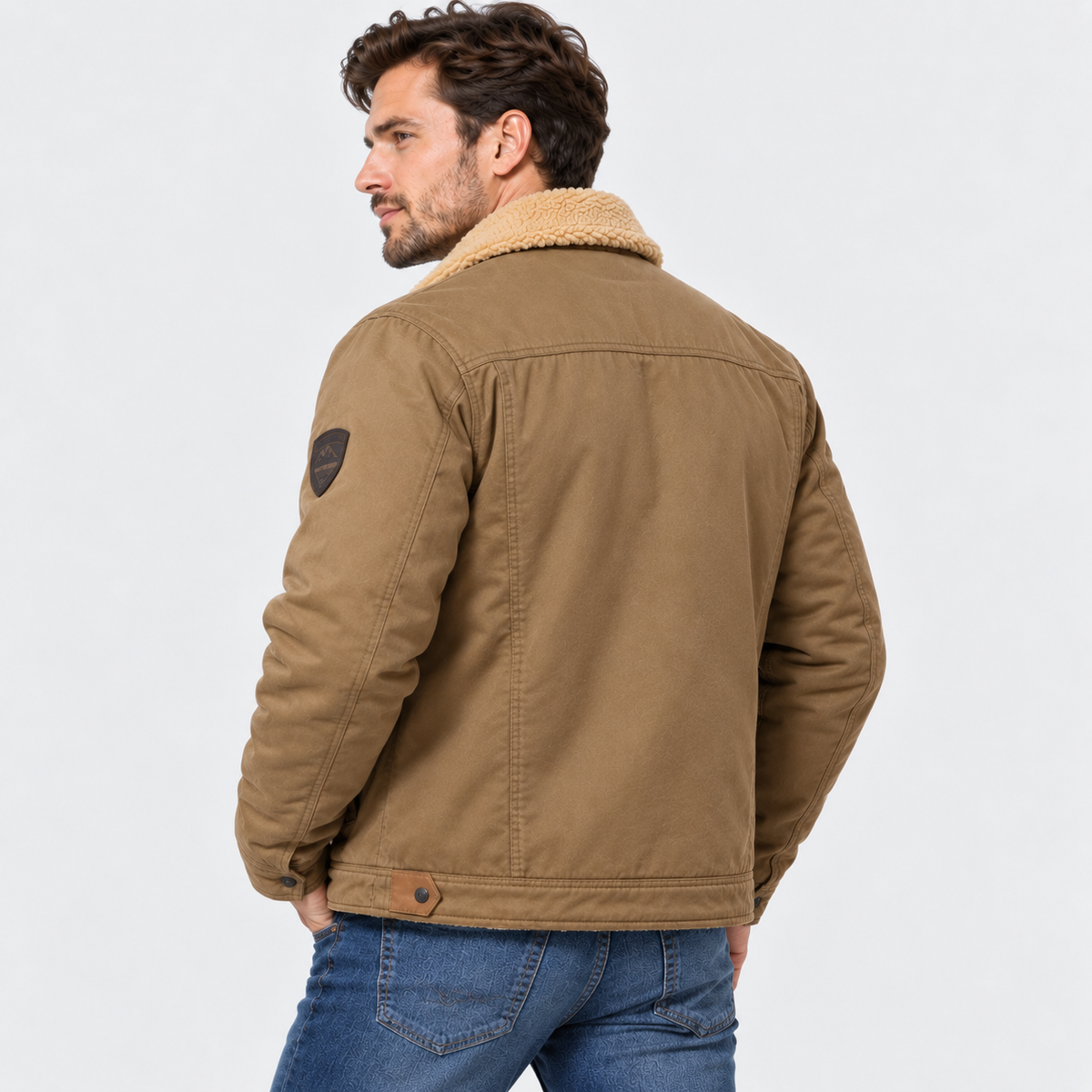 Old Ashworth | Men’s Classic Black Bomber Jacket for Everyday Wear