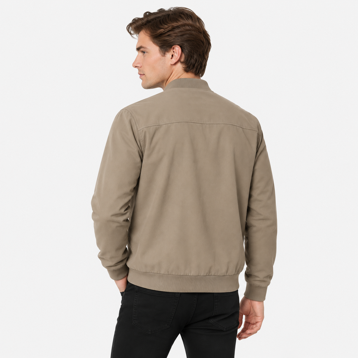 Old Ashworth | Men's Bomber Jacket – Lightweight Everyday Comfort