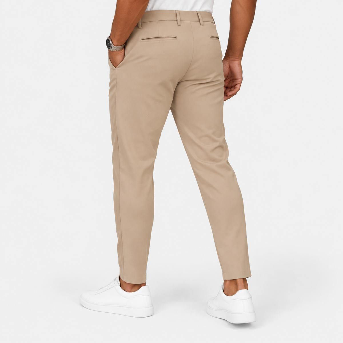 Old Ashworth | Men's Pleated Trousers – Breathable Business Wear