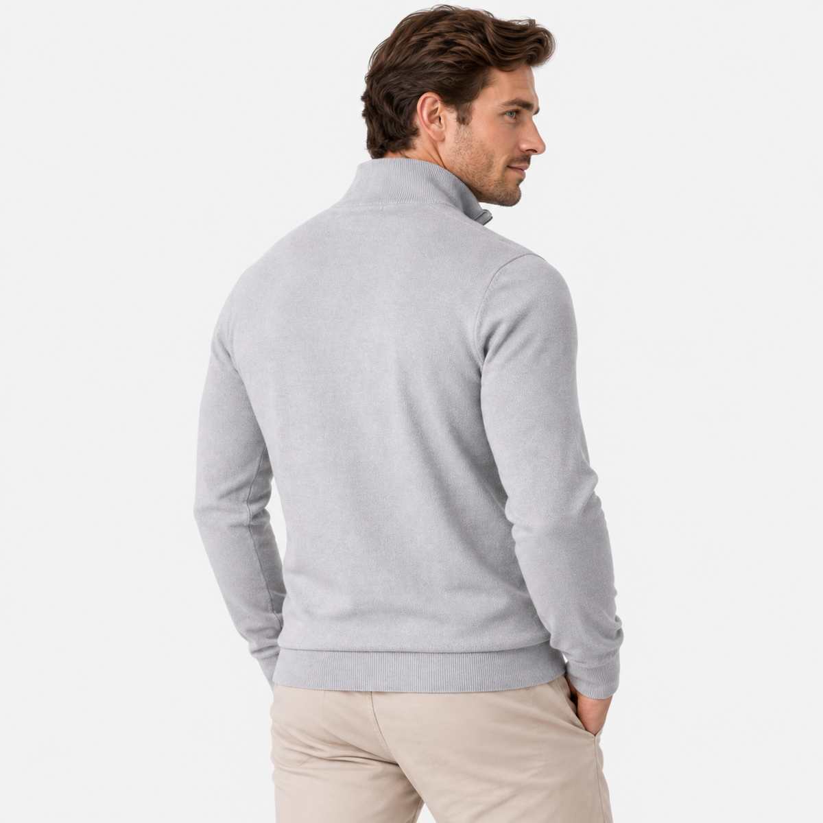 Old Ashworth  | Men's Quarter Zip Sweater for Business Casual & Everyday Wear