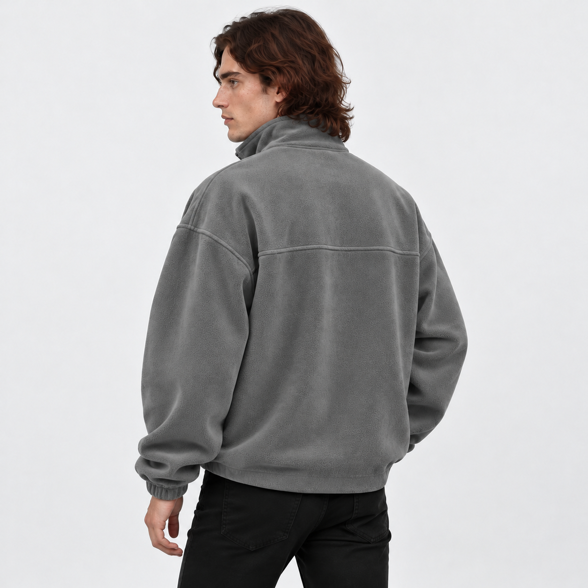 Old Ashworth | Men's Fleece Jacket – Full-Zip Everyday Layer