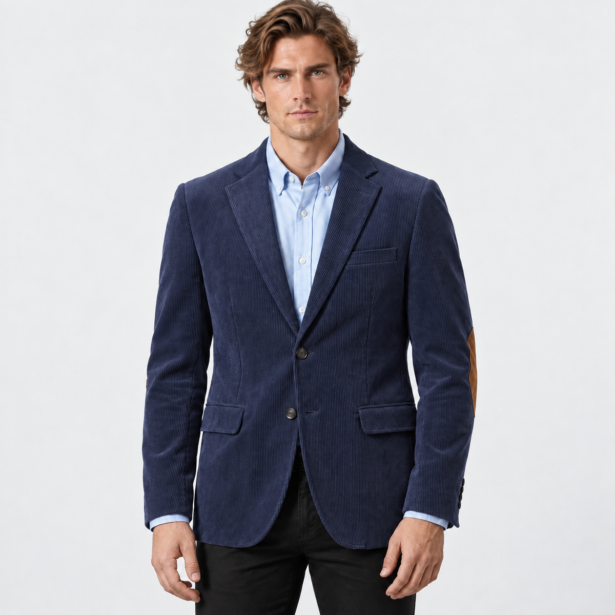 Old Ashworth | Men's Corduroy Blazer with Elbow Patches