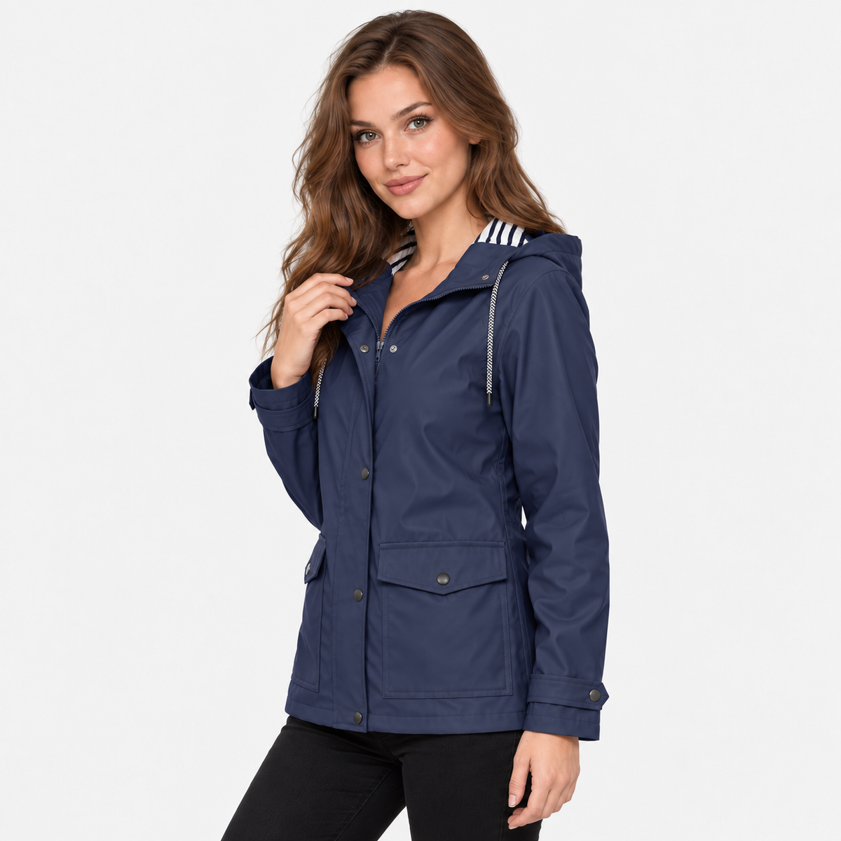Old Ashworth | Women's Rain Jacket – Lightweight Waterproof