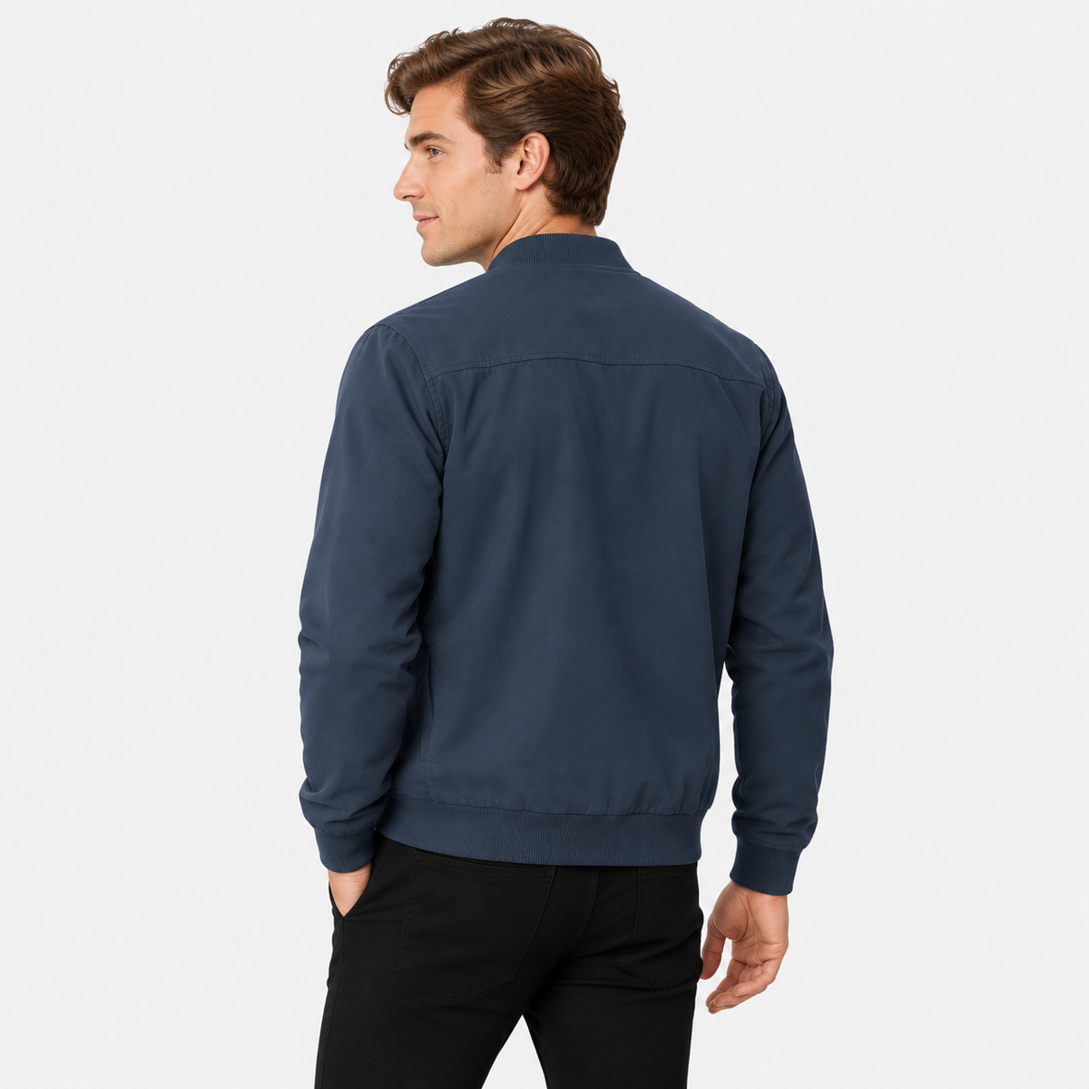 Old Ashworth | Men's Bomber Jacket – Lightweight Everyday Comfort