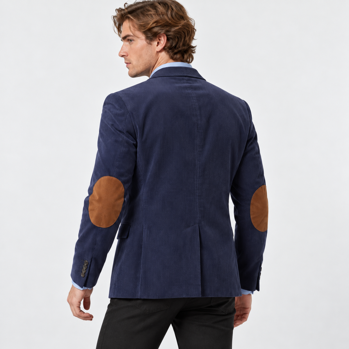 Old Ashworth | Men's Corduroy Blazer with Elbow Patches