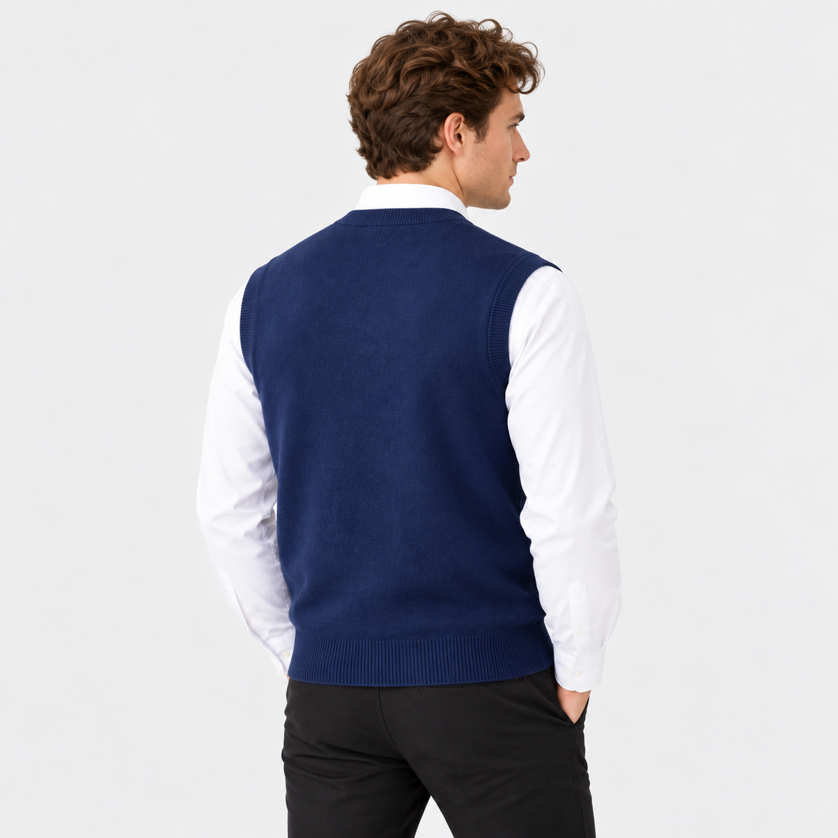 Old Ashworth | Men's Merino Wool Jumper Vest