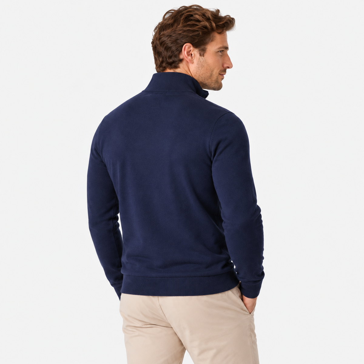 Old Ashworth  | Men's Quarter Zip Sweater for Business Casual & Everyday Wear