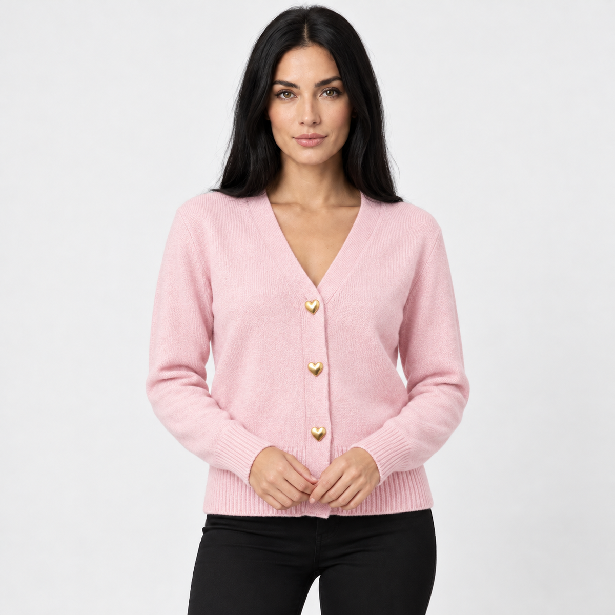 Old Ashworth | Women's Cardigan – Regular Fit with Long Sleeves