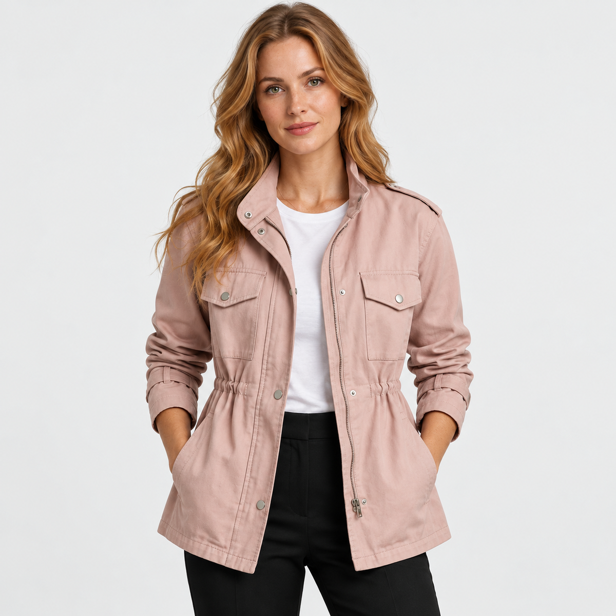 Old Ashworth | Women's Utility Jacket – Lightweight Everyday Wear