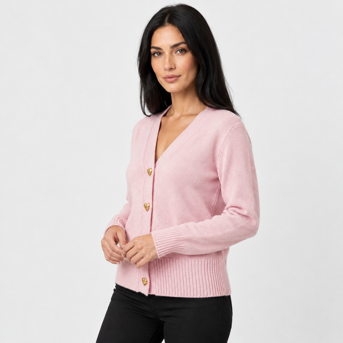 Old Ashworth | Women's Cardigan – Regular Fit with Long Sleeves