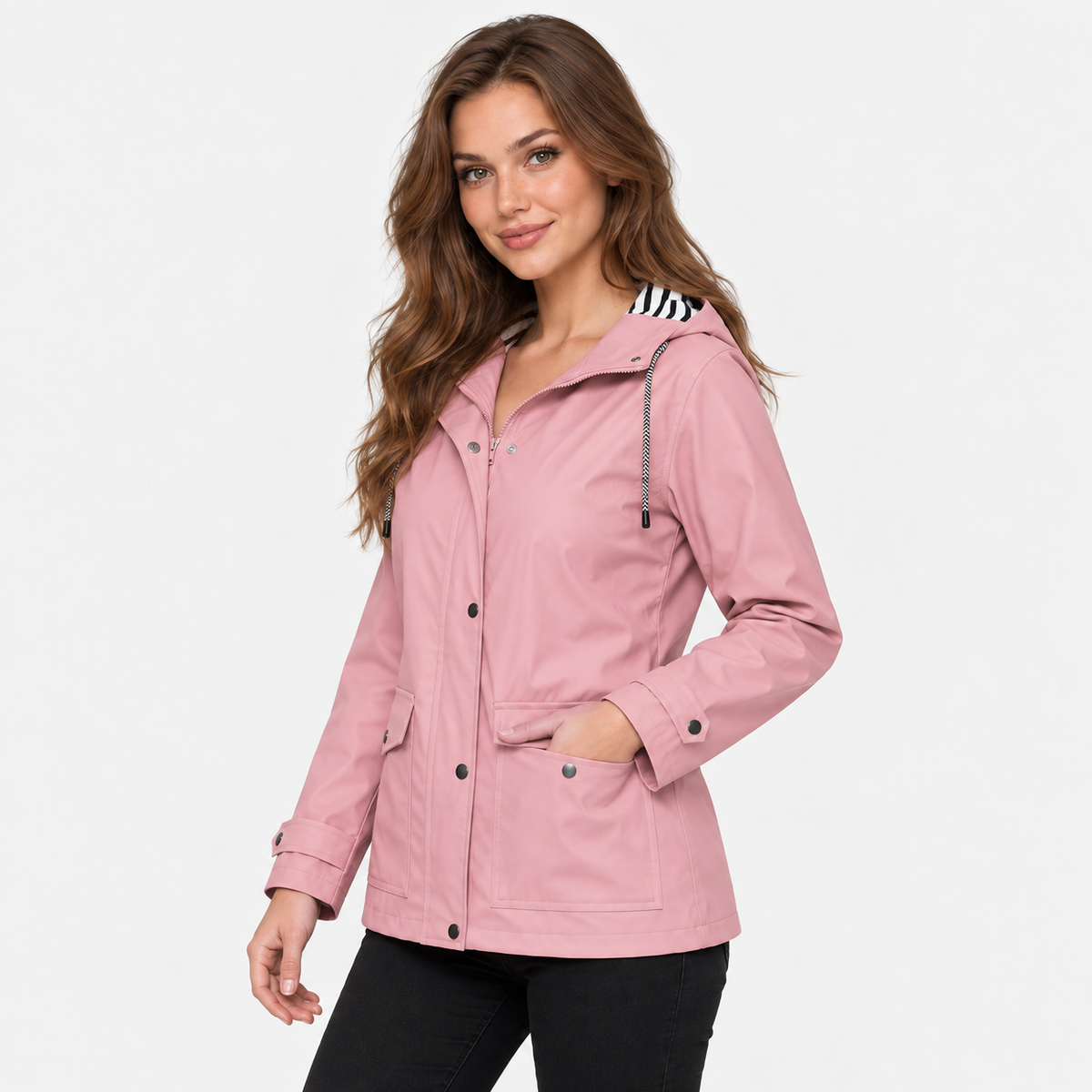 Old Ashworth | Women's Rain Jacket – Lightweight Waterproof