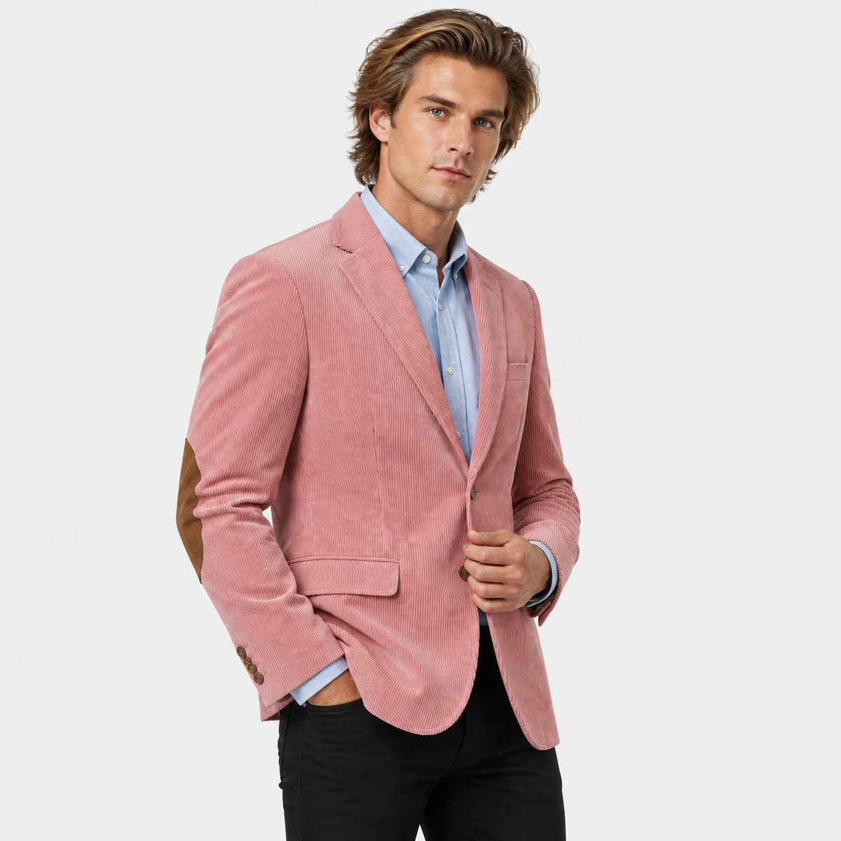 Old Ashworth | Men's Corduroy Blazer with Elbow Patches