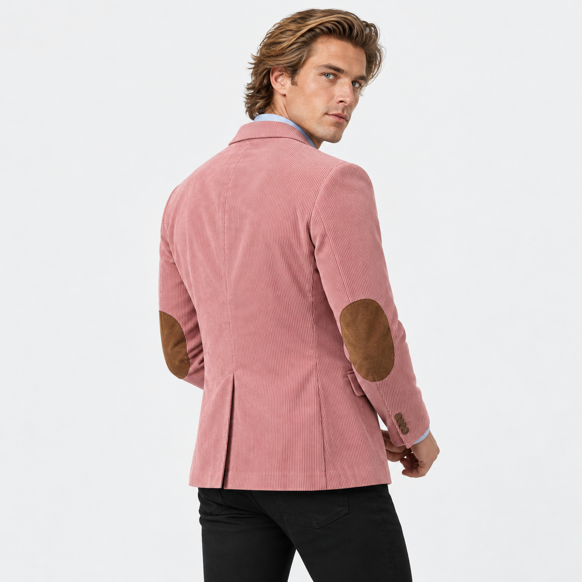 Old Ashworth | Men's Corduroy Blazer with Elbow Patches