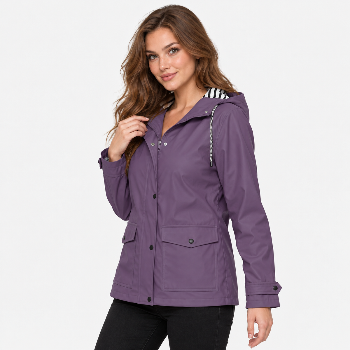 Old Ashworth | Women's Rain Jacket – Lightweight Waterproof
