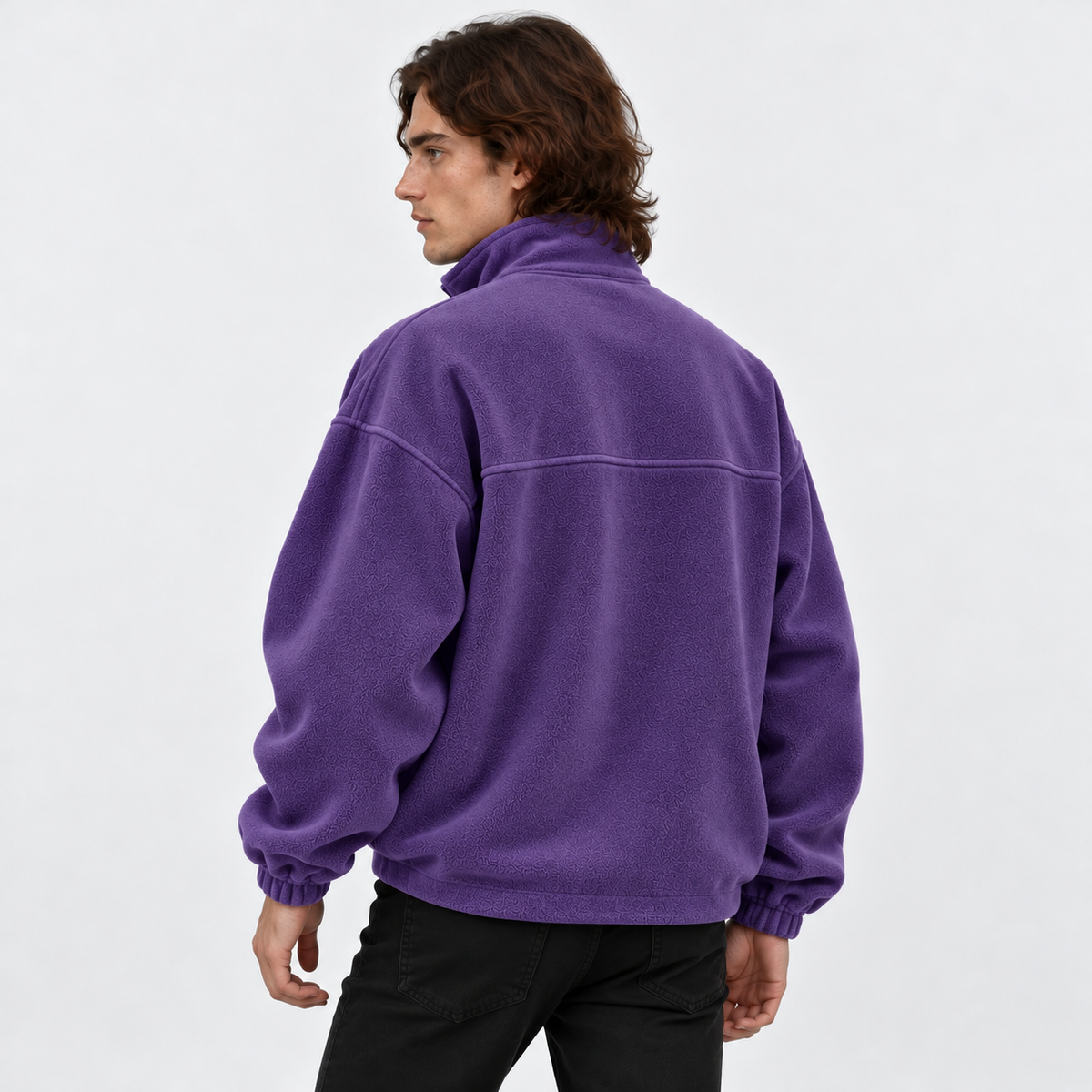 Old Ashworth | Men's Fleece Jacket – Full-Zip Everyday Layer