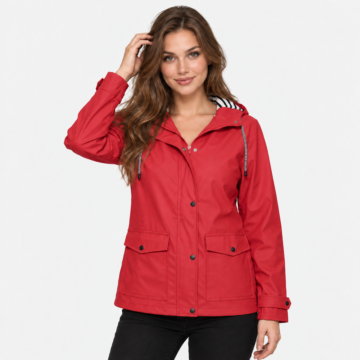 Old Ashworth | Women's Rain Jacket – Lightweight Waterproof