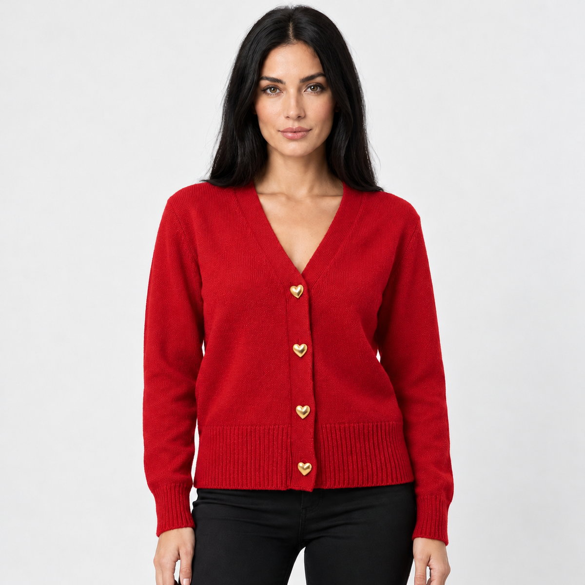 Old Ashworth | Women's Cardigan – Regular Fit with Long Sleeves