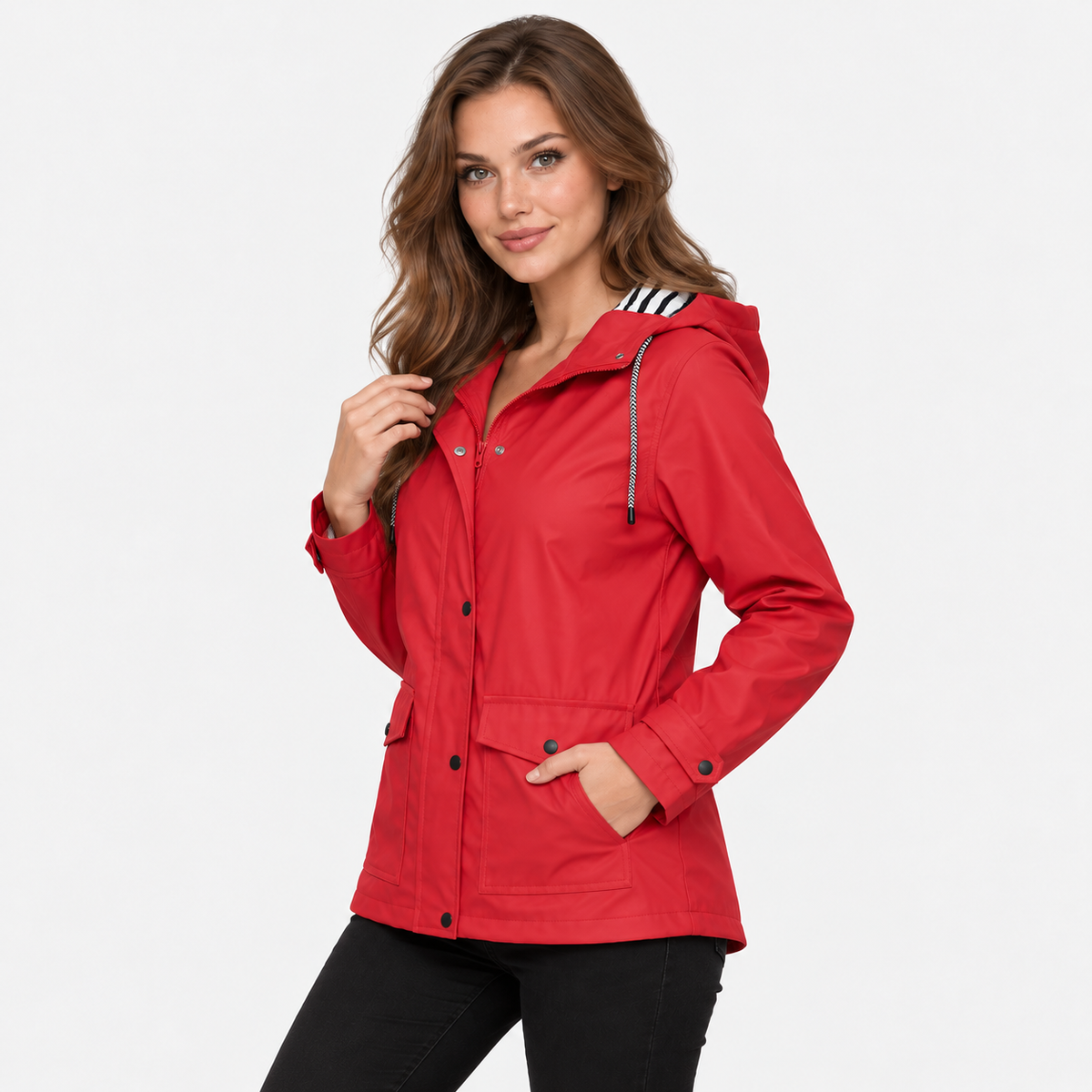 Old Ashworth | Women's Rain Jacket – Lightweight Waterproof