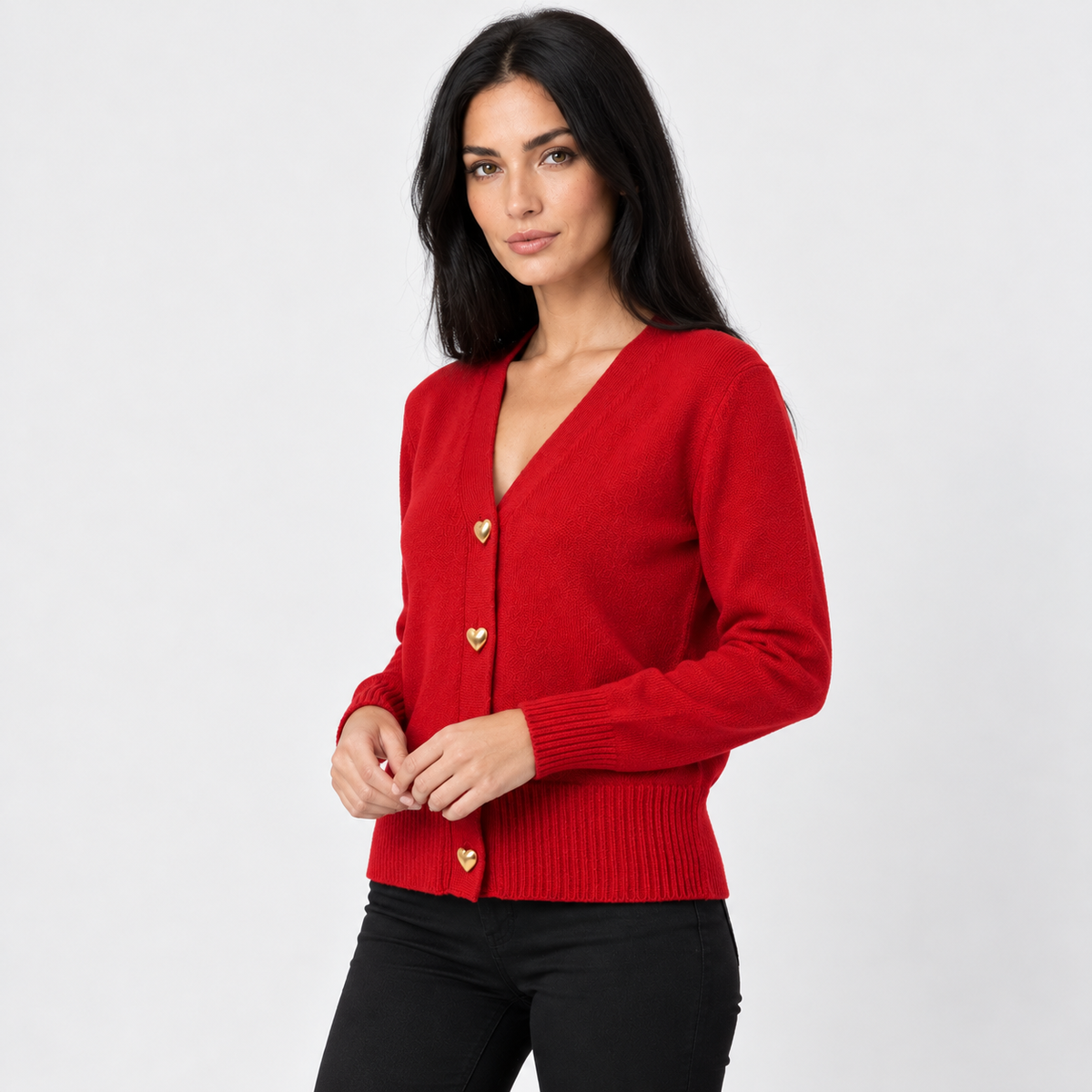 Old Ashworth | Women's Cardigan – Regular Fit with Long Sleeves