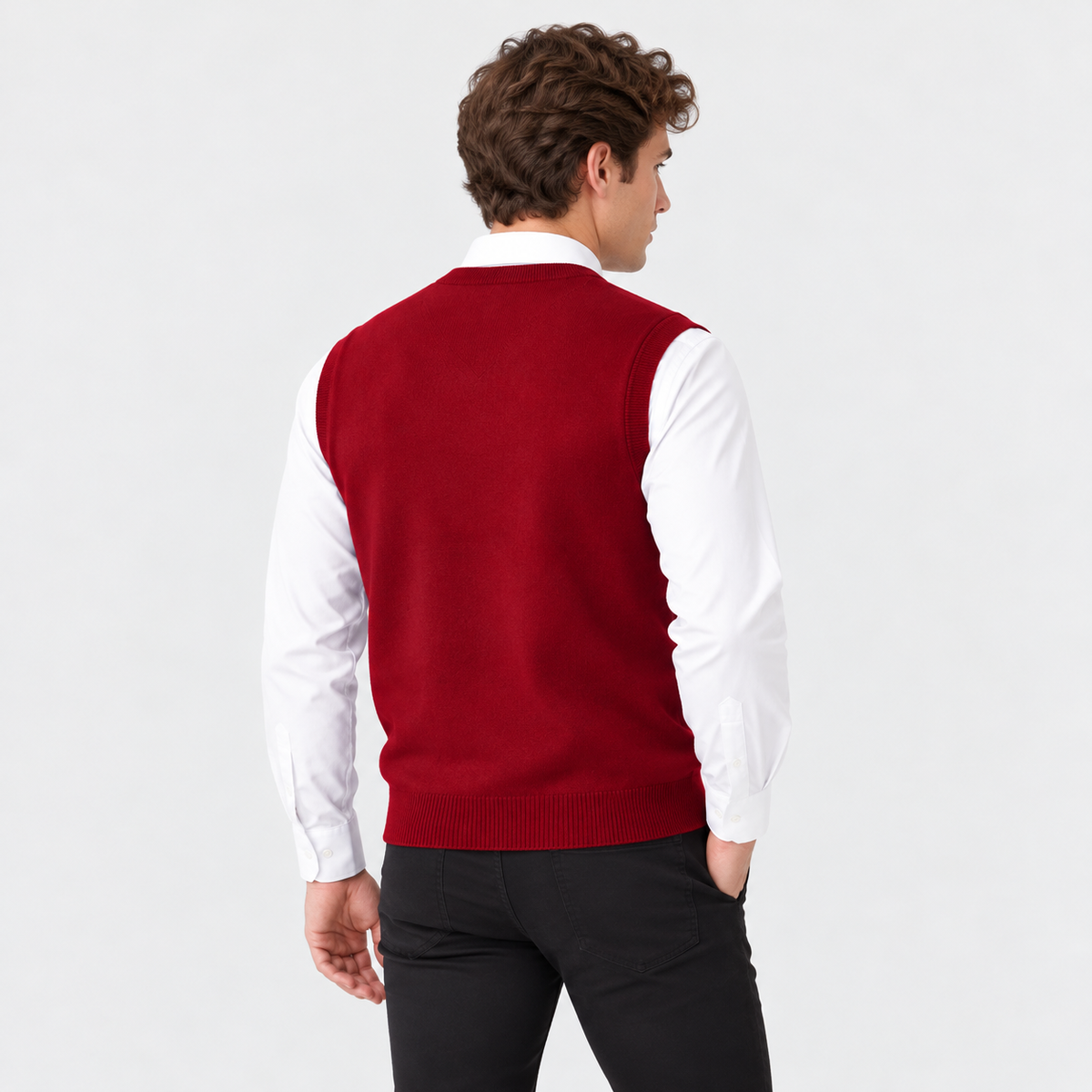 Old Ashworth | Men's Merino Wool Jumper Vest