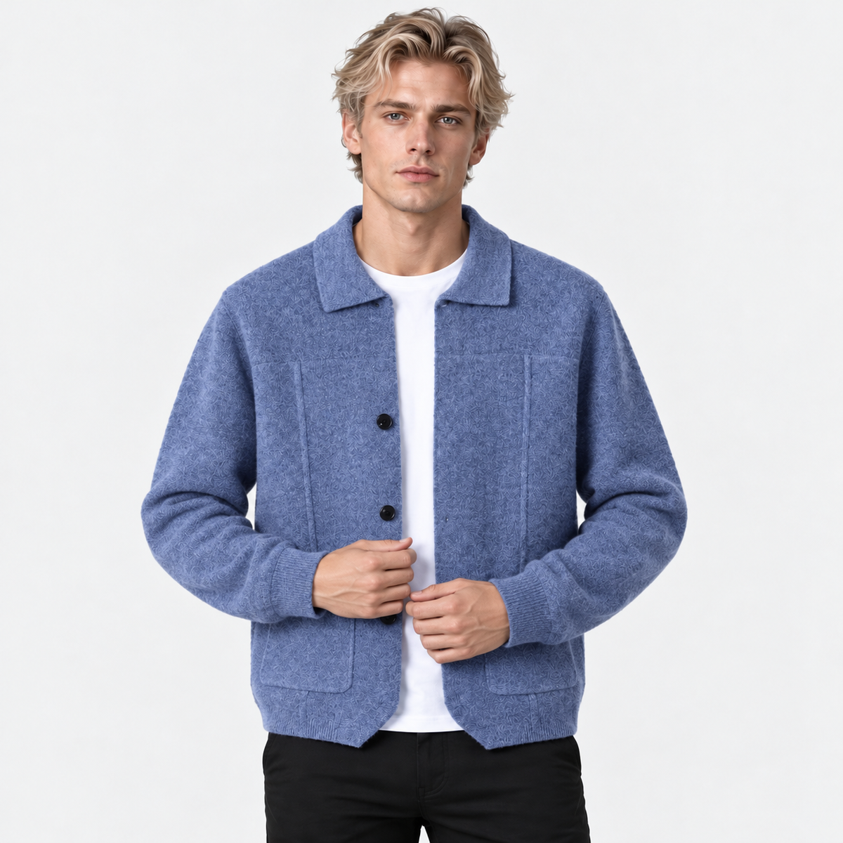 Old Ashworth | Men's Overshirt – Cashmere Everyday Comfort