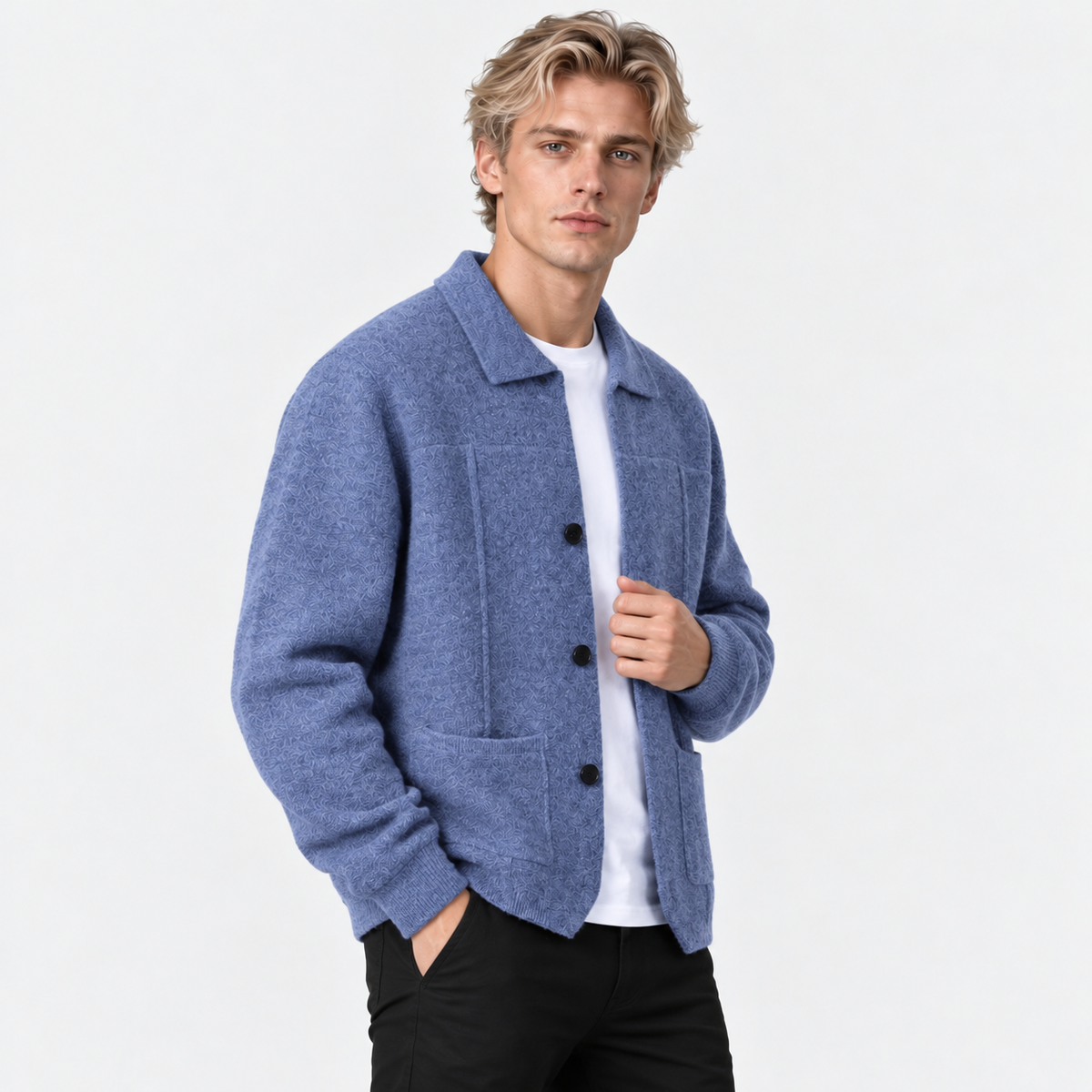 Old Ashworth | Men's Overshirt – Cashmere Everyday Comfort
