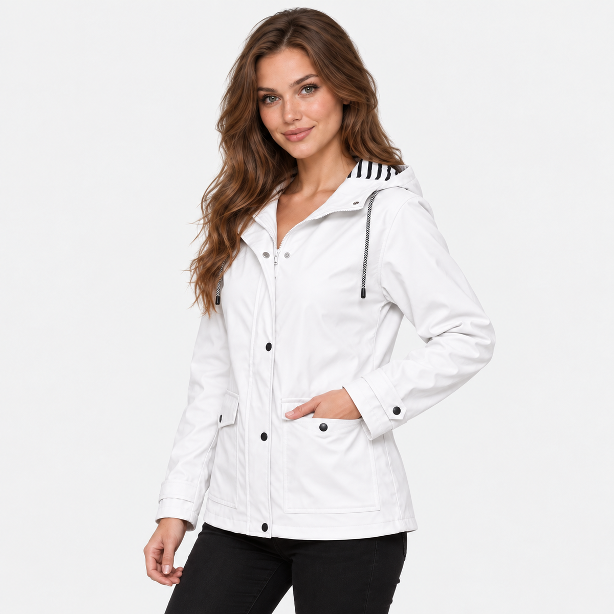Old Ashworth | Women's Rain Jacket – Lightweight Waterproof