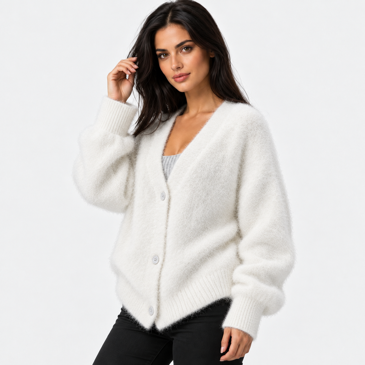 Old Ashworth | Women's Cardigan – Cashmere Weekend Wear