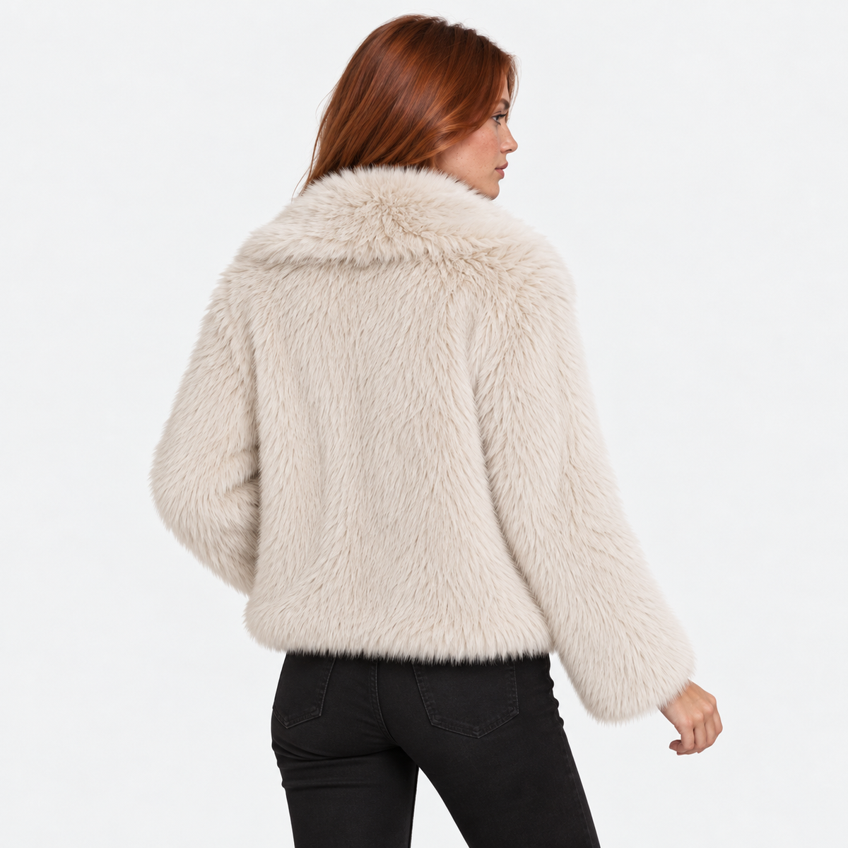 Old Ashworth | Women's Jacket – Faux Fur Warmth & Comfort
