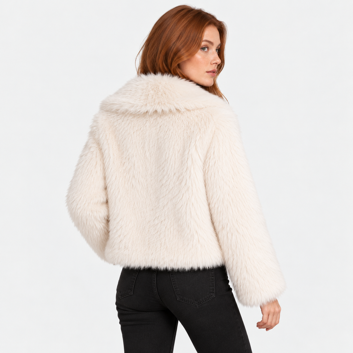 Old Ashworth | Women's Jacket – Faux Fur Warmth & Comfort