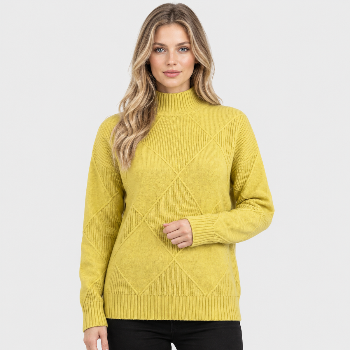 Old Ashworth | Women's Cashmere Jumper – Roll Neck