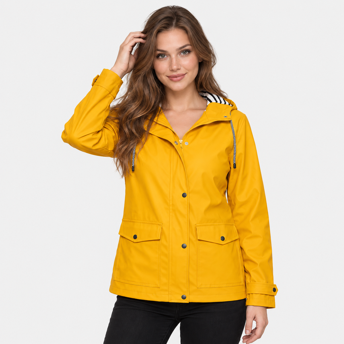 Old Ashworth | Women's Rain Jacket – Lightweight Waterproof