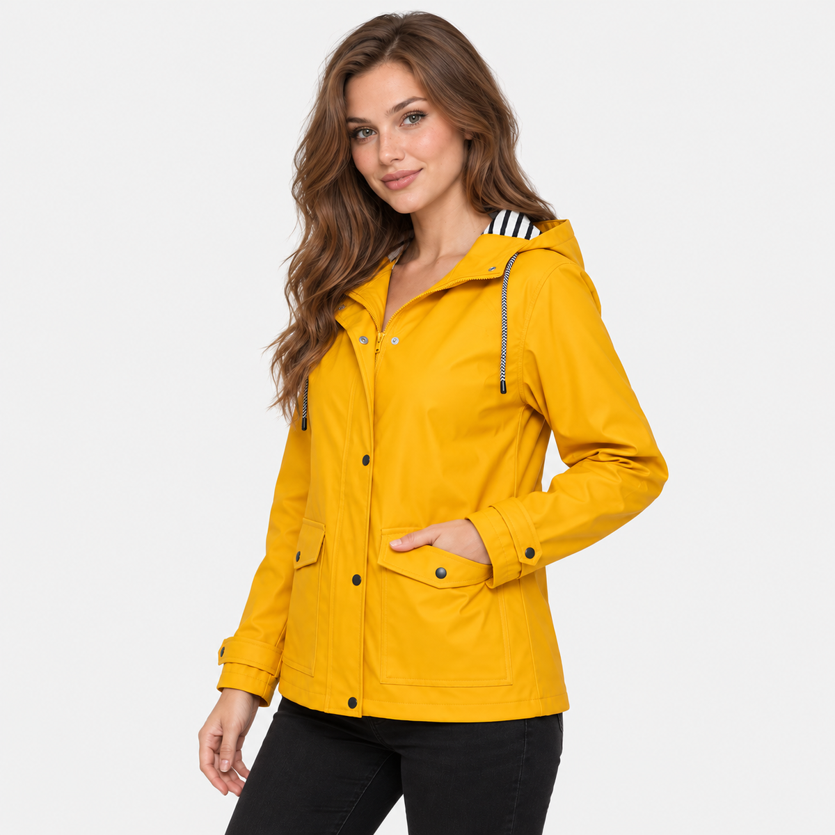Old Ashworth | Women's Rain Jacket – Lightweight Waterproof