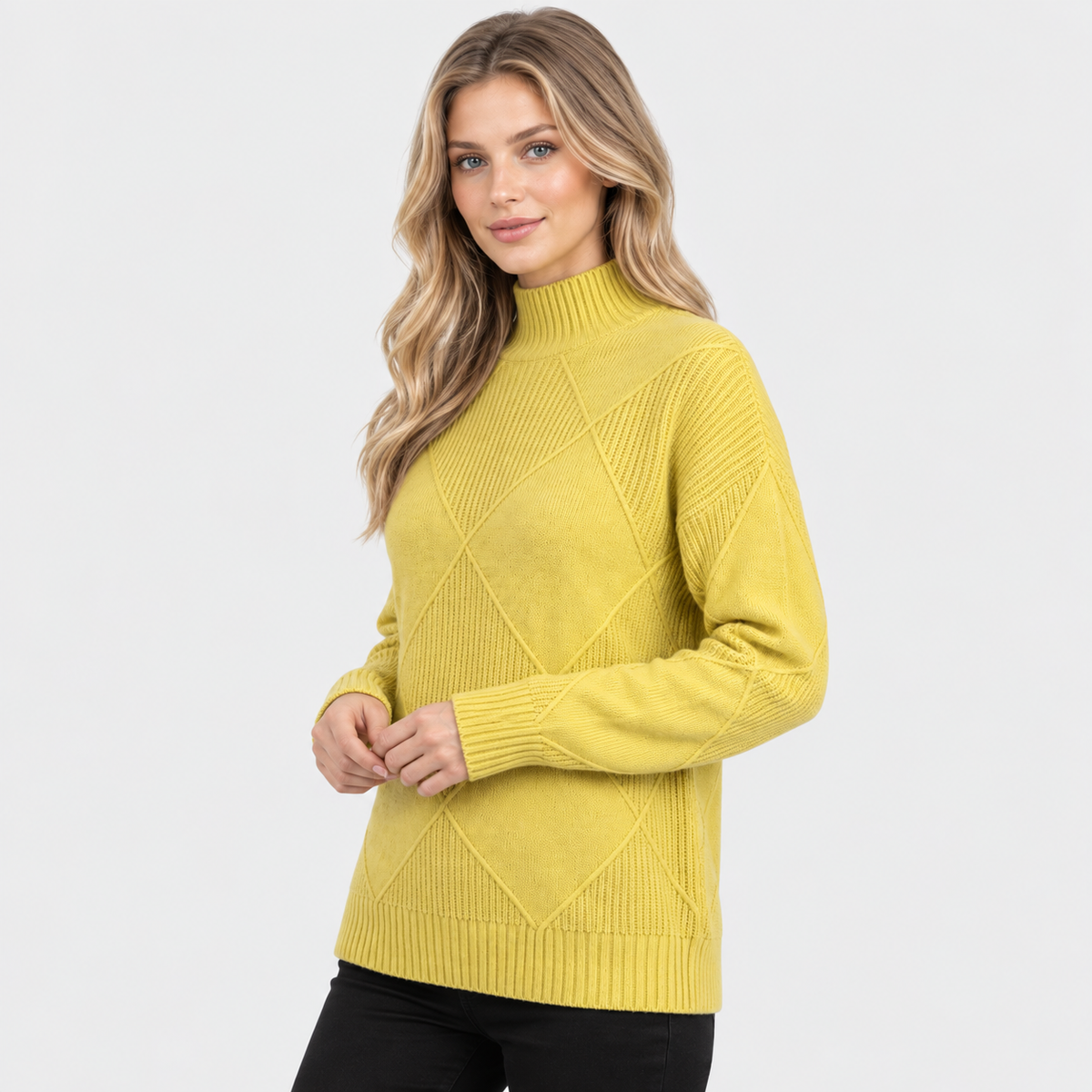 Old Ashworth | Women's Cashmere Jumper – Roll Neck
