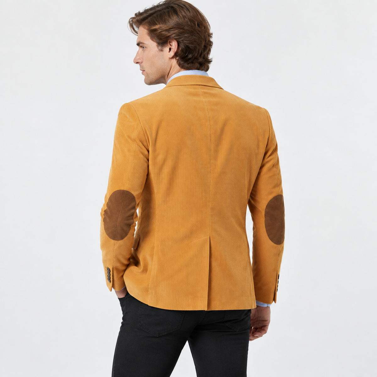 Old Ashworth | Men's Corduroy Blazer with Elbow Patches